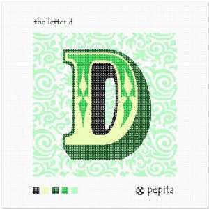  The Letter D Needlepoint Canvas Arts, Crafts & Sewing