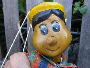 RARE VINTAGE PINOCCHIO POSABLE WOODEN DOLL PUPPET  
