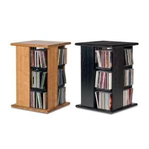  DVD Swivel Storage Tower Small Capacity Furniture & Decor