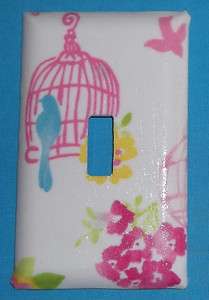 Kelsey Bird cage Switchplate made w/ Pottery Barn kids  