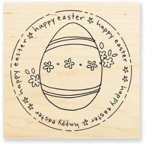   Easter Topper Wood Mounted Rubber Stamp (W058) Arts, Crafts & Sewing
