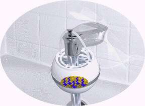 CRYSTAL QUEST Bath Ball Tub KDF Water Filter System NEW  