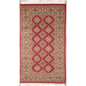  Rug with Wool Pile  a 2x4 Rug  An Authentic Hand Knotted Bokhara 