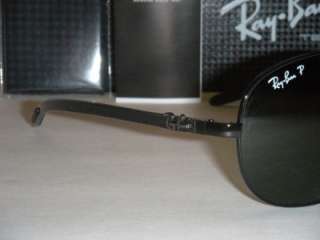 RAY BAN RB8301 002/N5 59MM BLACK CARBON FIBRE TECH WITH POLARIZED 