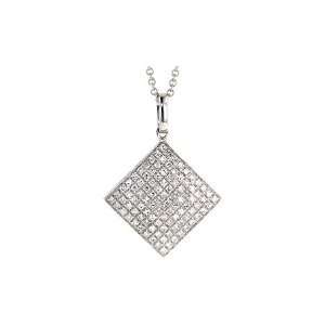   All 14kt White Gold Weighs 3.6grams Set with Pave Set Round Diamonds