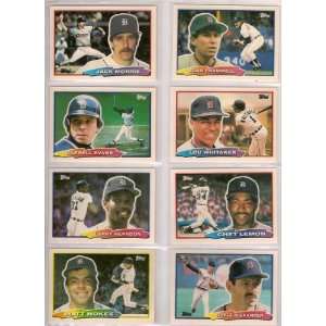  Detroit Tigers 1988 Topps (Big) Baseball Team Set (Jack 
