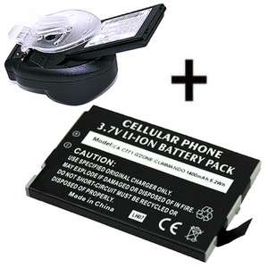 Replacement Battery + Charger For Casio GzOne Commando  