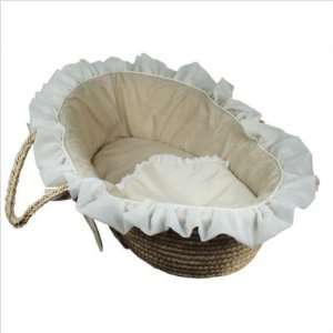  Personalized Ecru Moses Basket: Baby