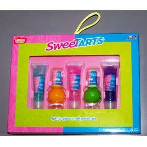  SweeTarts 5 pack Gloss & Nail Polish Set Beauty