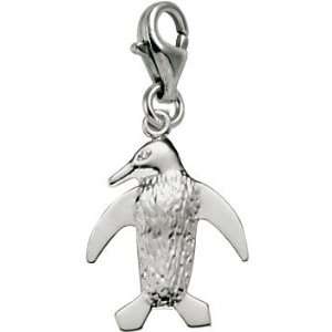   Charms Penguin Charm with Lobster Clasp, Sterling Silver Jewelry