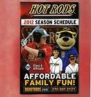   HOT RODS Minor League baseball Schedule brochure Champions 11  