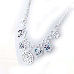  Necklace of french touch Emilie blue violet. Jewelry