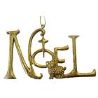   Winters Beauty Gold Inspirational Word Noel Christmas Ornament