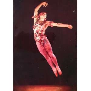 1938 David Lachine Ballet Dancer de Basil Spectre Rose   Original 