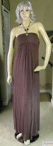 GUESS African Spice Long Dress w/ Beaded Tie Large NWT  