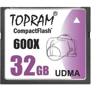  TOPRAM 32GB 32G CF CompactFlash Memory Card 600X Extreme 