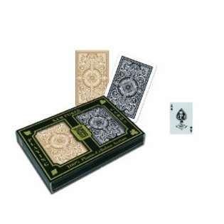   Black and Gold Poker Size Standard Index Playing Cards 