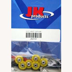 JK   31 Tooth, 48 Pitch, 1/8 Axle Spur Gear (25 Pcs) (Slot Cars 