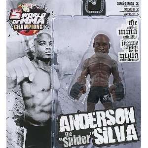ANDERSON SILVA   WORLD OF MMA CHAMPIONS 2 TOY MMA ACTION FIGURE : Toys 