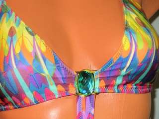 NWT RAMPAGE Jeweled Monokini Swimsuit Bathing Suit SM  