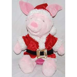   Holiday Santa Piglet Plush 12 Everything 