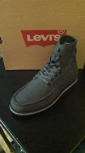 NEW LEVIS ERATO SHOES FOR MEN (GREY) HIGH TOP  