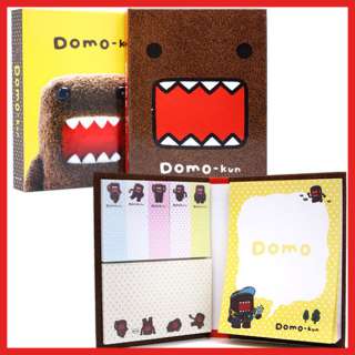 Domo Kun Post it Memo Note Stationery  Licensed 2 Pack  