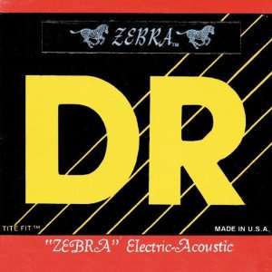  DR ZEBRA Electric Acoustic Guitar String Set: Musical 