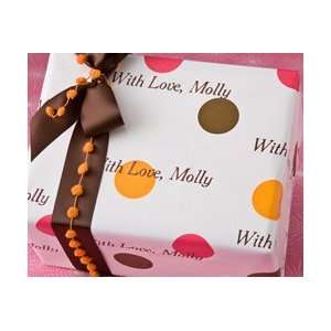  personalized gift wrap   fall dots Toys & Games