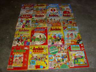 ARCHIE DIGEST LIBRARY~ANNUAL DIGEST~16 VINTAGE BOOKS  