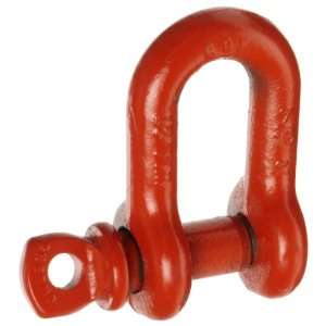 CM M749P Screw Pin Chain Shackle, Carbon Steel, 7/16 Size, 6000 lbs 
