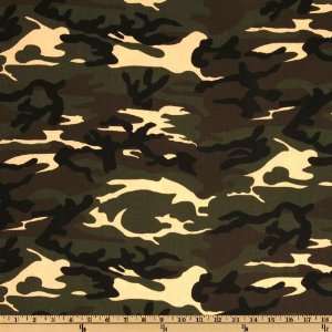   Camo Brown/Black/Olive Fabric By The Yard Arts, Crafts & Sewing