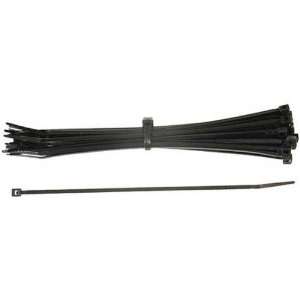  Parts Unlimited WPS Black Nylon Cable Ties: Home 