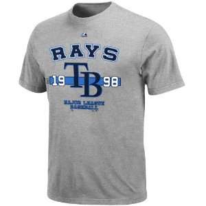 Majestic Tampa Bay Rays Youth Opening Series T Shirt   Ash:  
