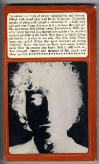 TARANTULA Bob Dylan PPBook 1972 Bantam Edition RARE  