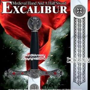  43 Excalibur Medieval Crusader Hand And A Half Sword 