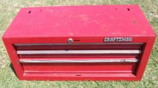  CRAFTSMAN RED INTERMEDIATE 3 DRAWER MIDDLE TOOL CHEST!  