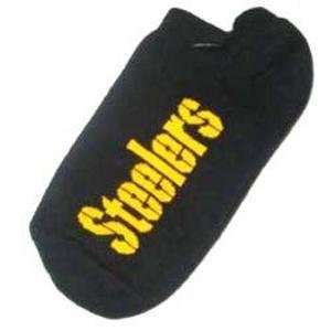 Pittsburgh Steelers Black Socks Size Medium: Sports 