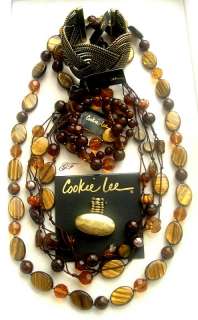 Cookie Lee   Tigers Eye Topaz Jewelry  