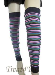 Athletic Gym Wear   Funky Fun Wear   Fancy Rainbow Colored Striped Leg 