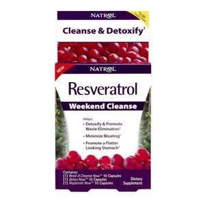  Resveratrol Weekend Cleanse, 3 Part Program ( Multi Pack 