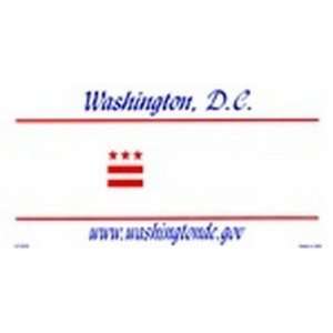 Washington DC State Background Blanks FLAT   Automotive License Plates 