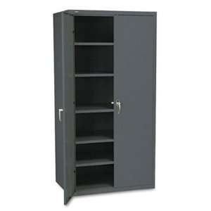  HON High Storage Cabinet   5 Adjustable Shelves (Charcoal 