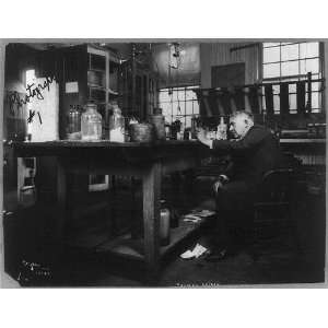 Thomas Alva Edison,1847 1931,laboratory,c1904,Byron 
