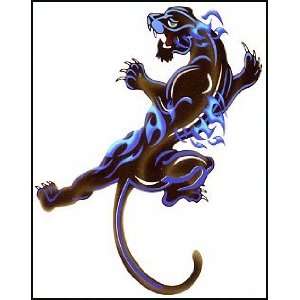  Blue Panther Temporaray Tattoo Toys & Games