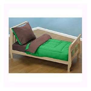  Green & Brown Toddler Bedding Set: Baby