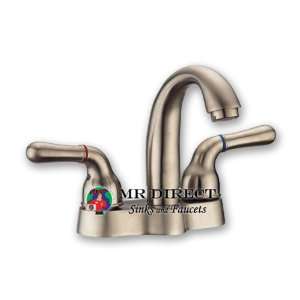  Two Handle Lavatory Faucet in PVD Brushed Nickel: Home 