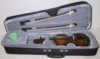 New 1/32 Violin w 2 Brazilwood bows (blk)  