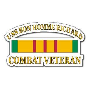 USS Bon Homme Richard Vietnam Combat Veteran Decal Sticker 