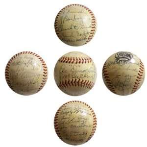 1945 Brooklyn Dodgers Team Autographed Baseball:  Sports 